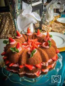 Catering Desserts - Strawberry Cake