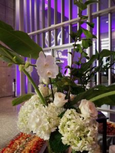 Floral Arrangement for Catering Display