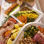 Wedding Catering at the Old State Capitol - Carved Meat Display and Vegetable Platter