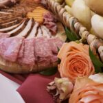 Wedding Catering at the Old State Capitol - Carved Meat Tray with Floral Display