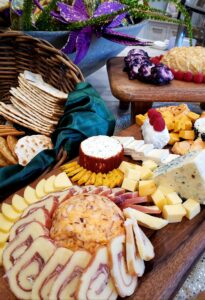 baton rouge catering cheese board at engagement party