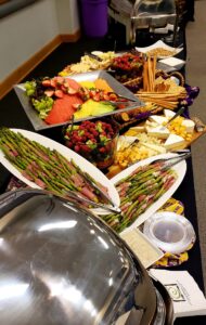 Catering Display for Graduation Brunch