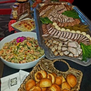 Private Chefs Table Catering display