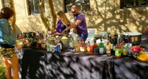 LSU Tailgate Catering Drinks Station